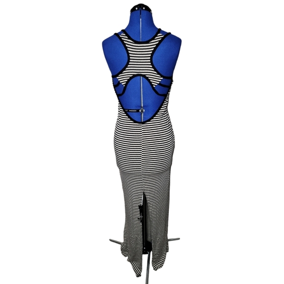 Striped Racerback Maxi Dress - Picture 2 of 5